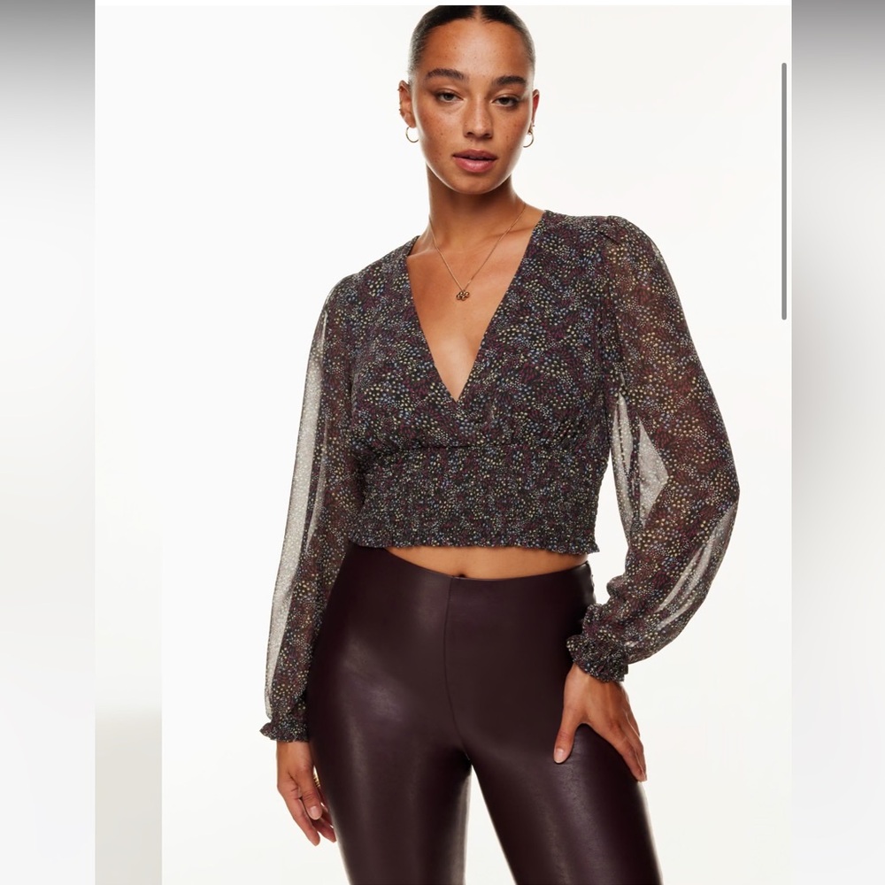 Aritzia Wilfred Wistful Blouse